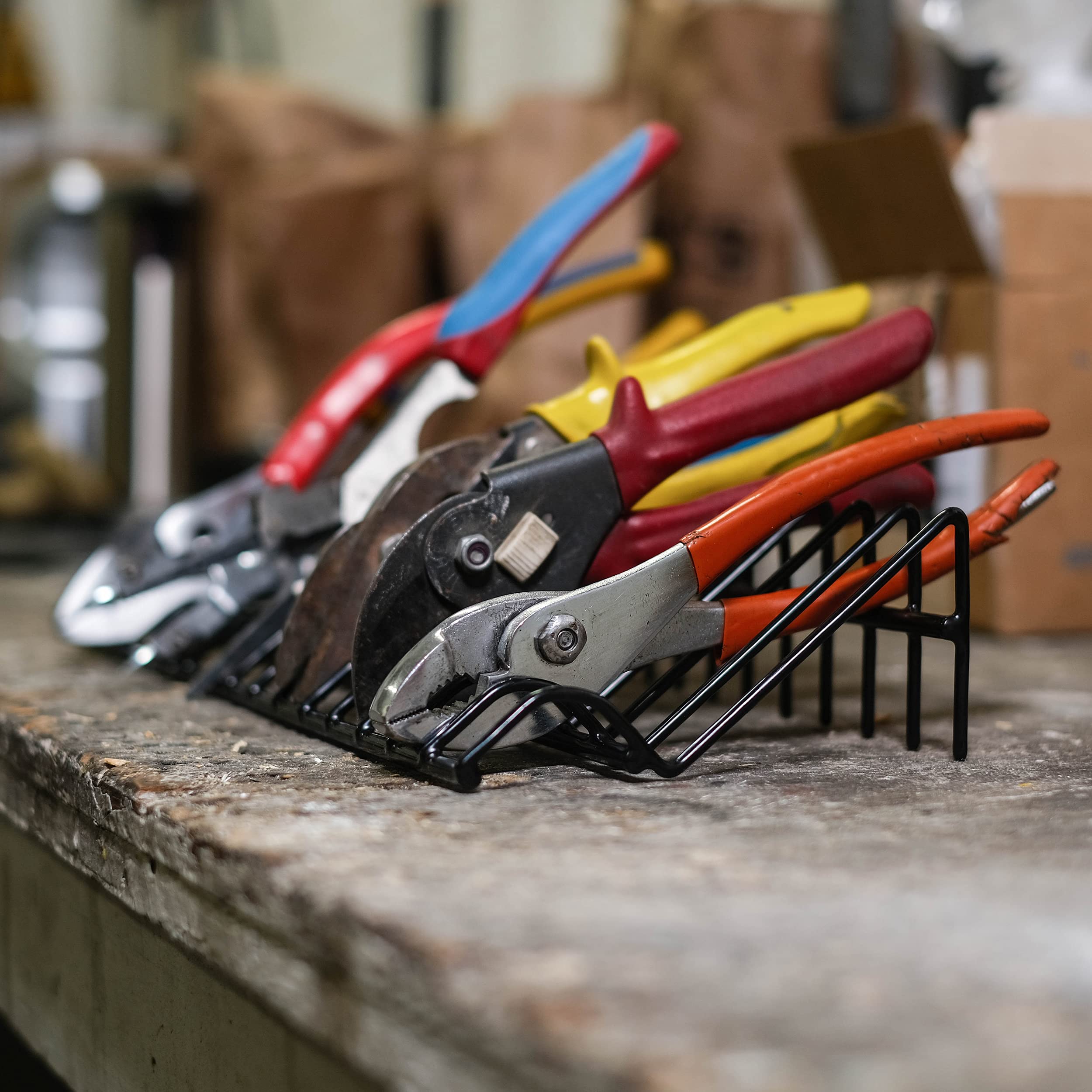 ABN 16pc Pliers Holder in Black - Wrench, Cutters, Hand Tool Organizers Storage Rack - Image 6
