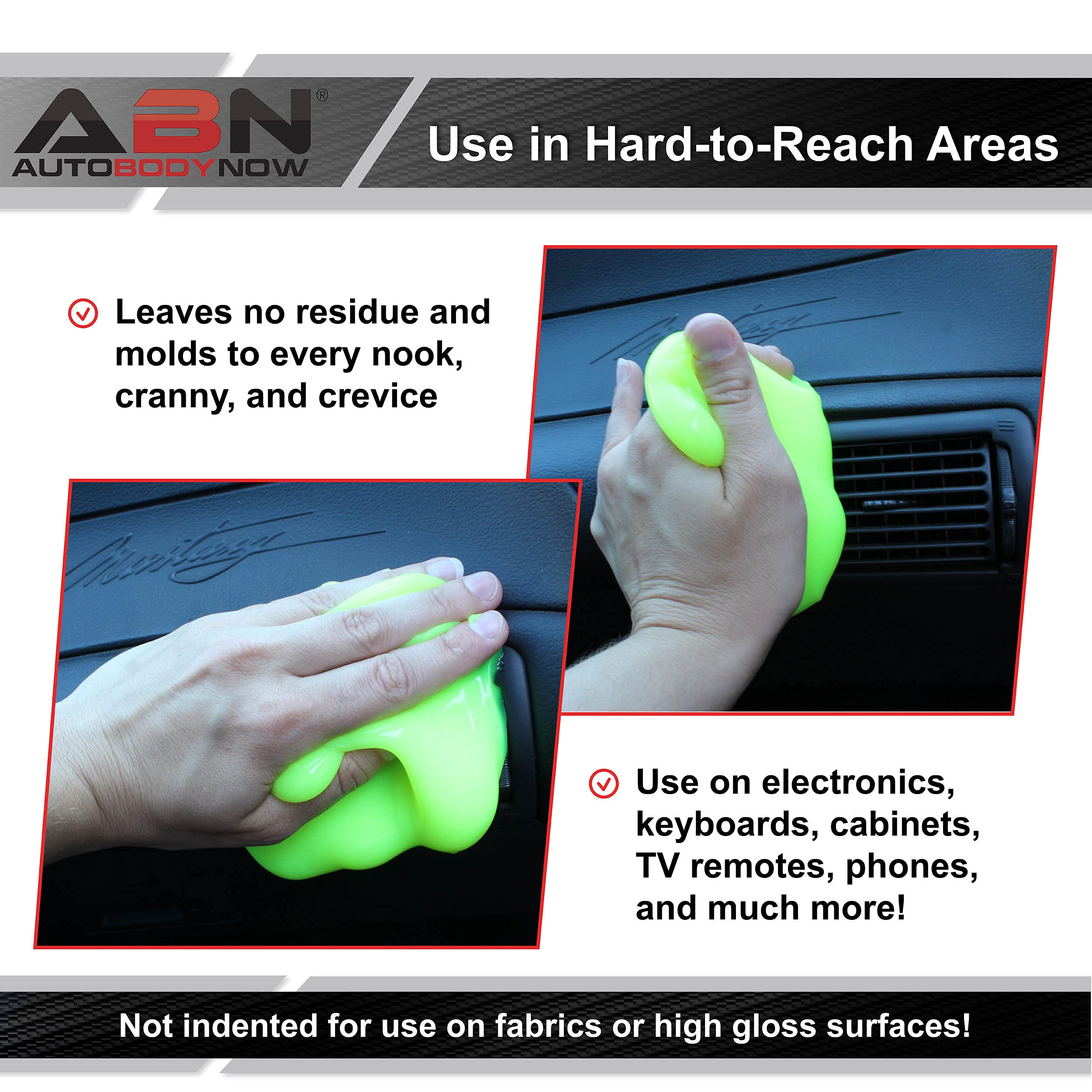 ABN Automotive Dust Vent Crevice Interior Detailer Removal Detailing Magic Gel - Image 4