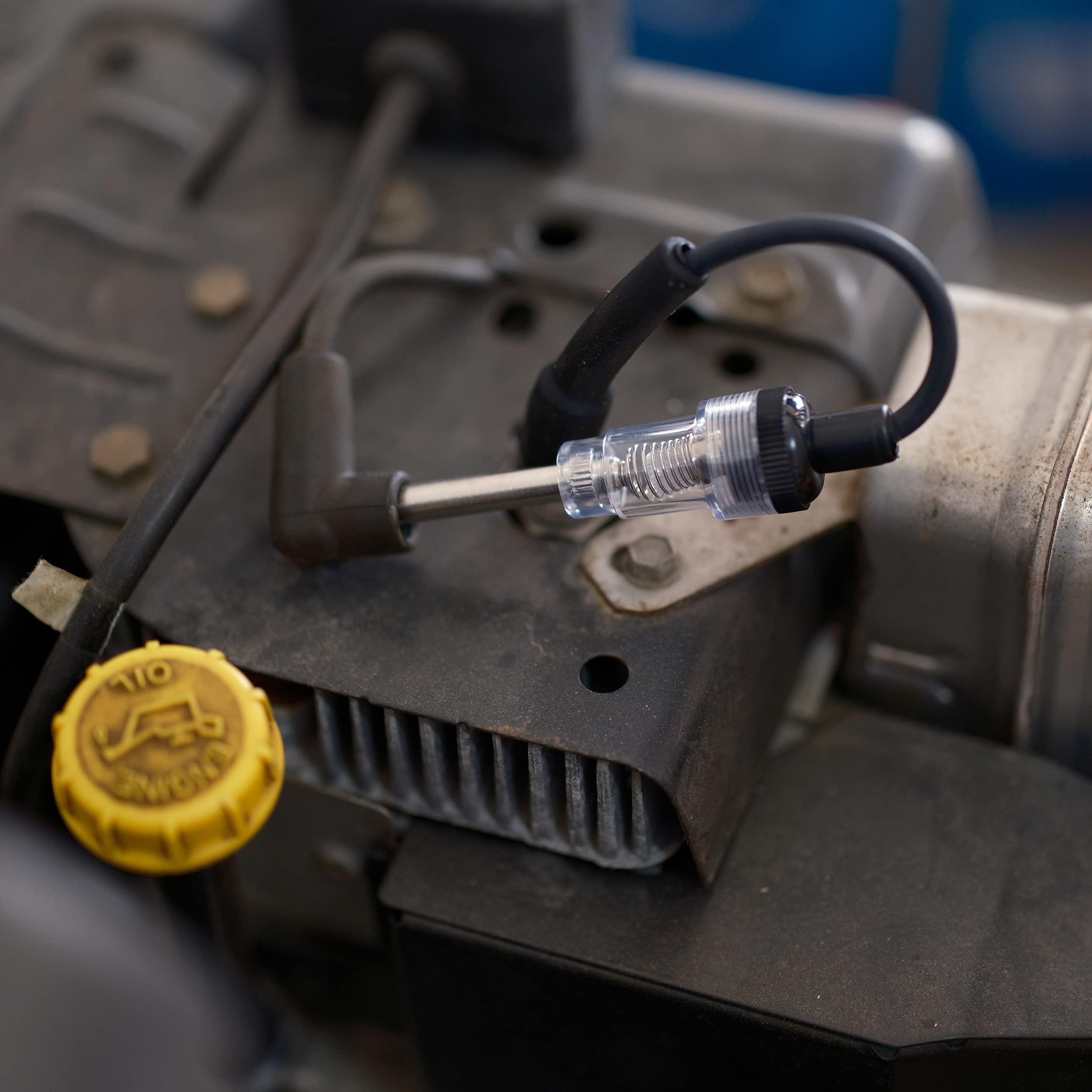 ABN Inline Spark Plug Tester and Coil Tester Tool - Straight Boot Inline Ignition Spark Tester for Car, Motorcycle, Lawnmower, and Small Engine Internal and External Motors - Image 5