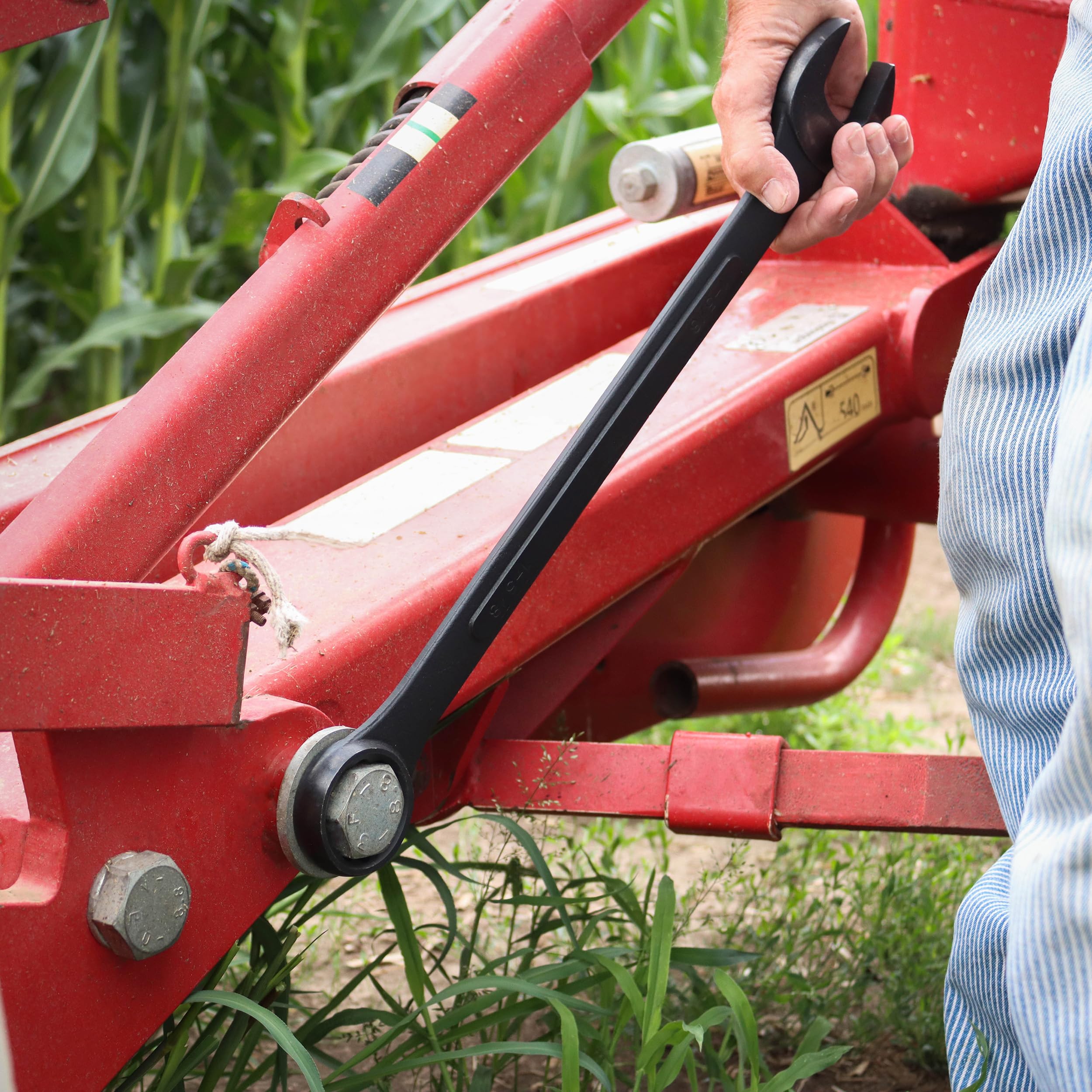 ABN Large Combination Wrench Set SAE 1-5/16 to 2in - Standard 10 Piece Jumbo Open End Wrench Set - Image 7