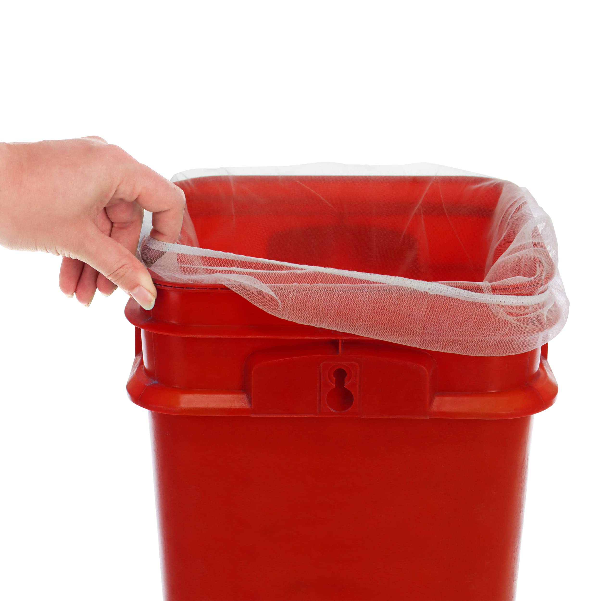 ABN Paint Strainer Bag 5 Gallon Paint Filter 40pk - Elastic 250 Micron Fine Nylon Mesh Painters Screen for 5 Gal Bucket - Image 6