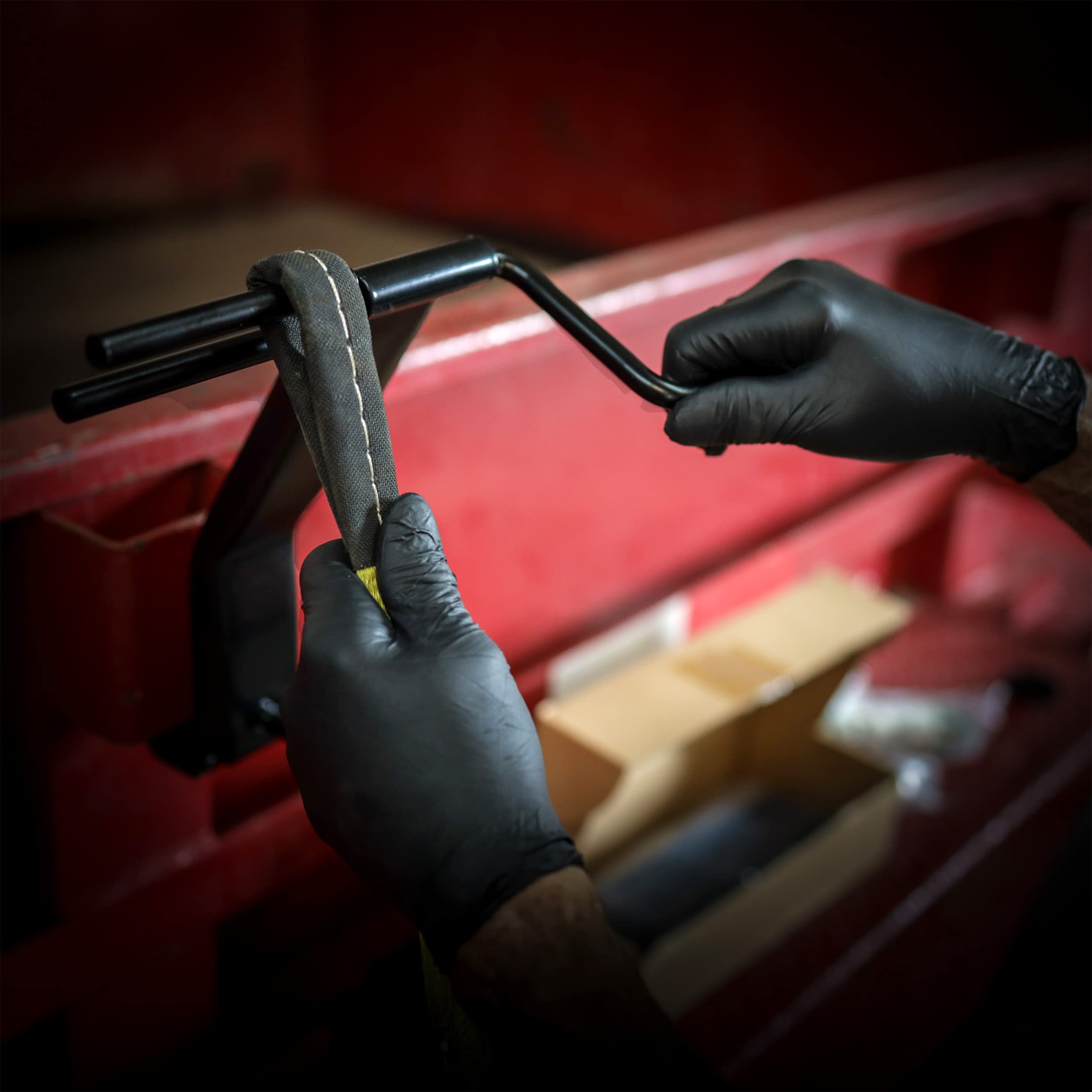 ABN Truck Strap Winder for Flatbed Trailer 2pk - 4 Inch Crank Tool Roll Up Cargo Tie Down Load Strap Roller for Truckers - Image 6