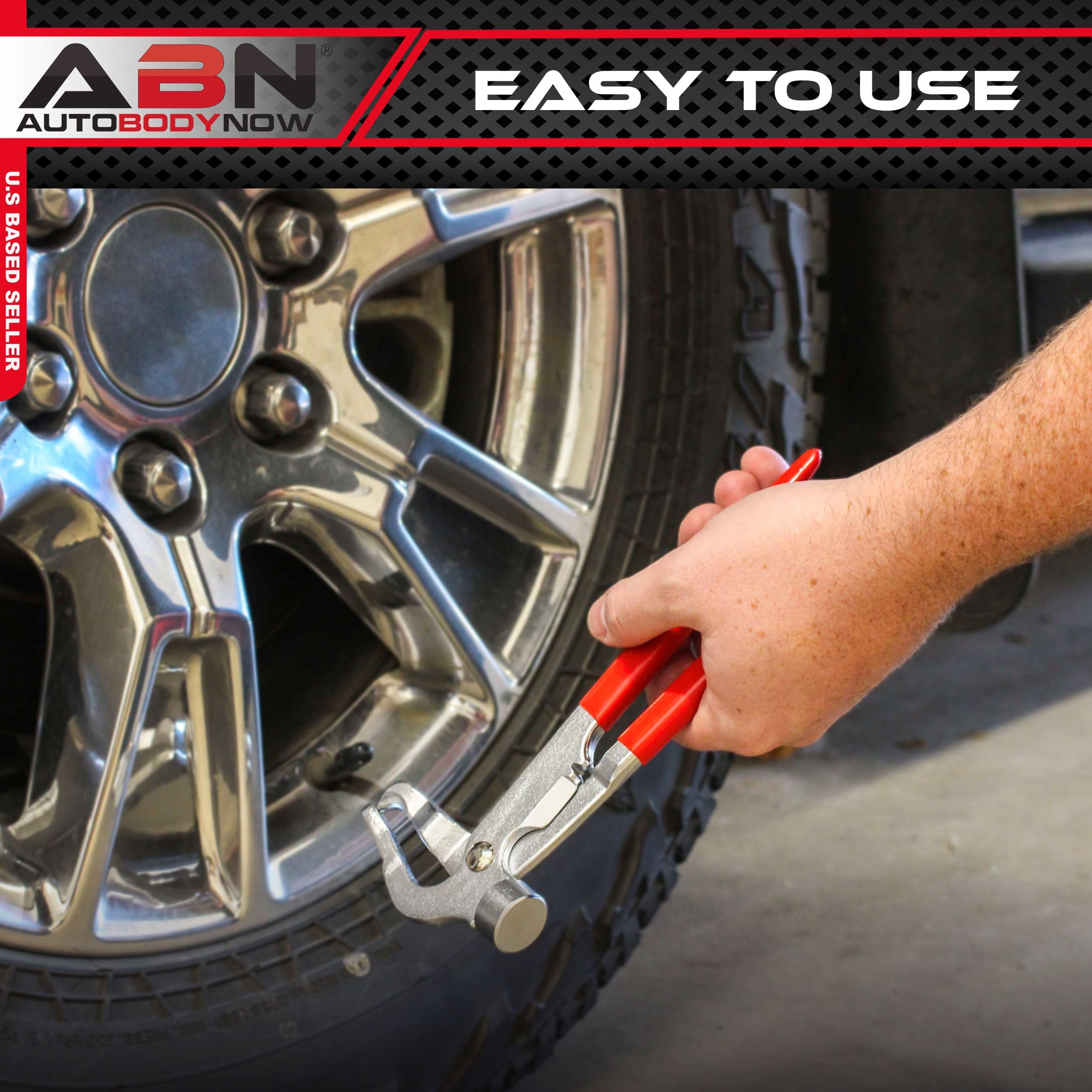 ABN® | Wheel Weight Pliers – Wheel Weight Hammer Tool Tire Weight Removal Tool - Image 4
